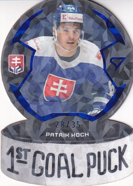 insert karta PATRIK KOCH 23-24 SZ Hokejové Slovensko 1st Goal Puck /35